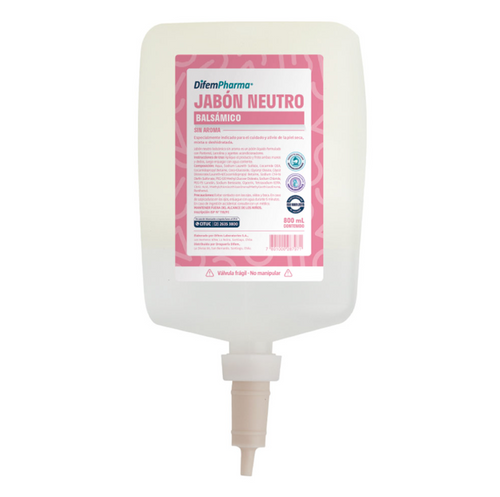 Jabón Neutro Balsámico Sin Aroma 800 Ml