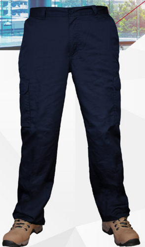 Pantalon Cargo Gabardina 21X21 Negro 48