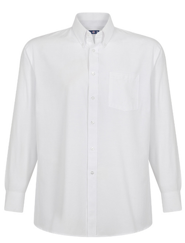 Camisa Oxford Classic M/Larga Blanca S