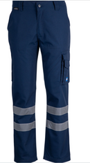 Pantalon Alerce Cargo Azul Con Cinta L