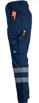 Pantalon Alerce Cargo Azul Con Cinta XL