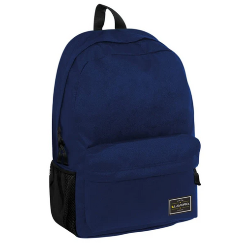 Mochila Escolar Básica Azul 26 Lt