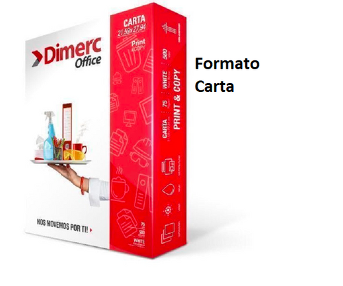 Papel Fotocopia Multipropósito Carta 75 Gr 500 Hojas