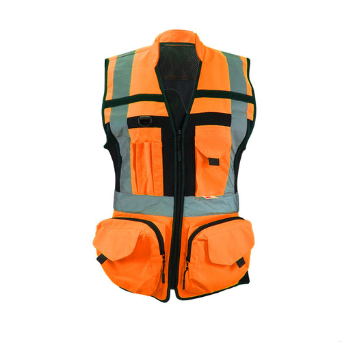 Chaleco Geologo Minero Naranjo Mujer M