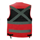 Chaleco Geologo Minero Rojo XXL