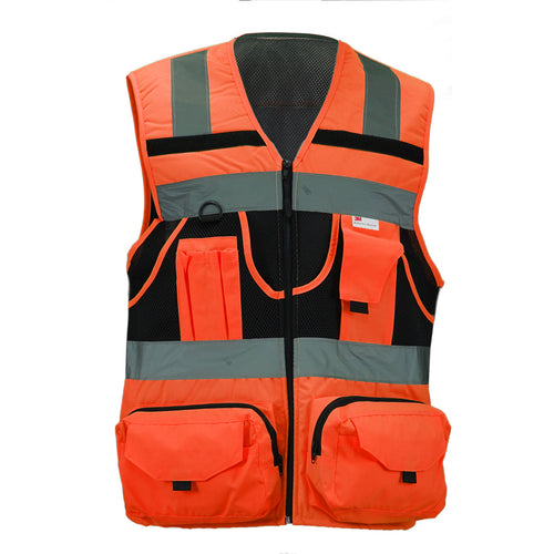 Chaleco Geologo Minero Naranjo XS