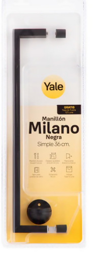 Manillón Milano Acceso Simple 36cm + Tope 1/2 Luna