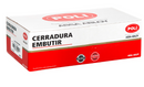 Cerradura Embutida Milano Black B40 Dormitorio