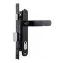 Cerradura Embutida Perfil Aluminio Puerta Abatir Negro