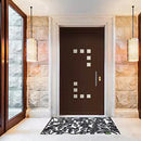 Limpiapies Hojas Reiclaje 60x40 cm PVC Negro