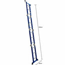 Escalera Multipropósito De Acero 12 Peldaños