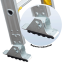 Escalera Telescopica Aluminio 20 Peldaños 150 Kg Magna