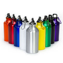 Sport Bottle De Aluminio 420Cc Naranjo (Impresion full color)