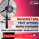 Ventilador De Pedestal Con Nebulizador 26" Tecnoplus