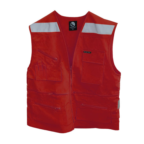 Chaleco Geo Gabardina C/C.Reflec.Roj S