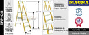 Escalera Fibra Vidrio Plataforma 5 Peldaños Con Baranda