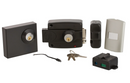 Kit Cerradura Eléctrica 3010 LUZ LED Indicador Puerta Cerrada o Abierta – Transformador + Pulsador