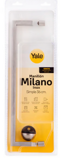 Manillón Milano Acceso Simple 36cm + Tope 1/2 Luna Inoxidable