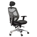 Silla Gerencial Ergonomica Con Cabecera Base Aluminio