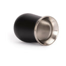 Vaso Termico Metalico Mate 300Ml. Con Bombilla Negro (Impresion Full Color)