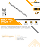 BROCA PARA CONCRETO INDUSTRIAL 12X150MM INGCO DBM2111215
