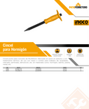 CINCEL PUNTO PARA HORMIGON 16X250MM INGCO HCC0841016