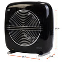 TERMOVENTILADOR VINTAGE NEGRO HT RETRO 2