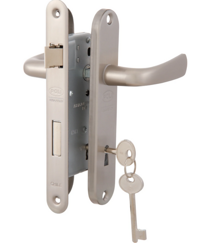 Cerradura Embutida Futura B40 Loggia Llave Inoxidable