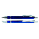 Boligrafo Plastico Arco (Azul, Impresion Un Color)
