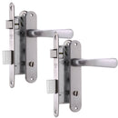 Pack 2 Cerraduras Embutidas Futura B40 Baño Inoxidable