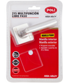 Cerradura Embutida Piano B40 Simple Paso Inoxidable