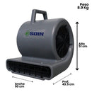 Soplador Aire Frio Industrial 850 W Soin
