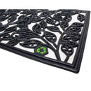 Limpiapies Hojas Reiclaje 60x40 cm PVC Negro