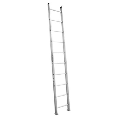 Escalera Recta Simple Aluminio 10 Peldaños Louisville