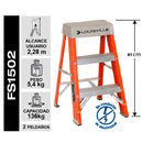 Piso Escalera Fibra De Vidrio 3 Peldaños Louisville