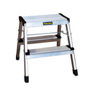 Piso Escalera Plegable 2 Peldaños Aluminio Magna