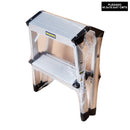 Piso Escalera Plegable 2 Peldaños Aluminio Magna