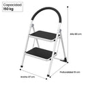 Piso Escalera Plegable 2 Peldaños Magna Plus