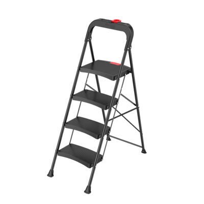 Piso Escalera Plegable 4 Peldaños Luxury Magna Plus