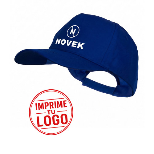 Gorro Jockey Poliester Sublimacion (Azulino, Impresion Un Color)