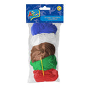 Set Lanas 5 Colores Básicos + 1 Aguja Plástica  En