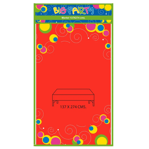 Mantel Rojo 137X274 Cm