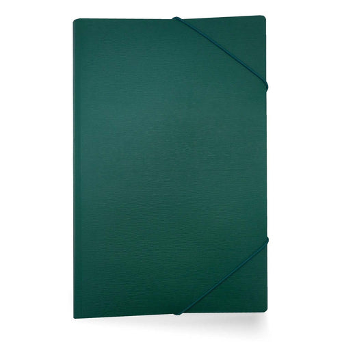 Carpeta Con Elástico Pp Oficio Verde