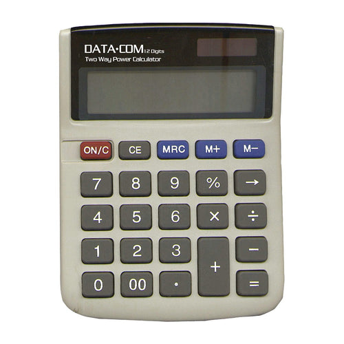 Calculadora Escritorio 12 Dígitos Gris D-000