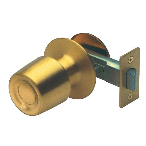 Cerradura Tubular Pomo Urbano Closet sin Llave Bronce