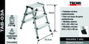 Piso Escalera Plegable 3P Liviano
