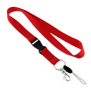 Lanyard Porta-Credencial (Rojo, Impresion Un Color+)