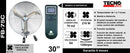 Ventilador Industrial De Muro 30” Con Control Remoto