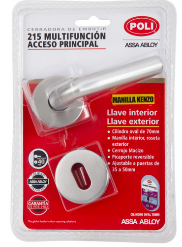 Cerradura Embutida Kenzo B40 Acceso 1/2 Inoxidable