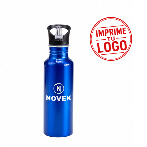 Botella De Aluminio «Buzz» 650Cc (Azul, Impresion Un Color)